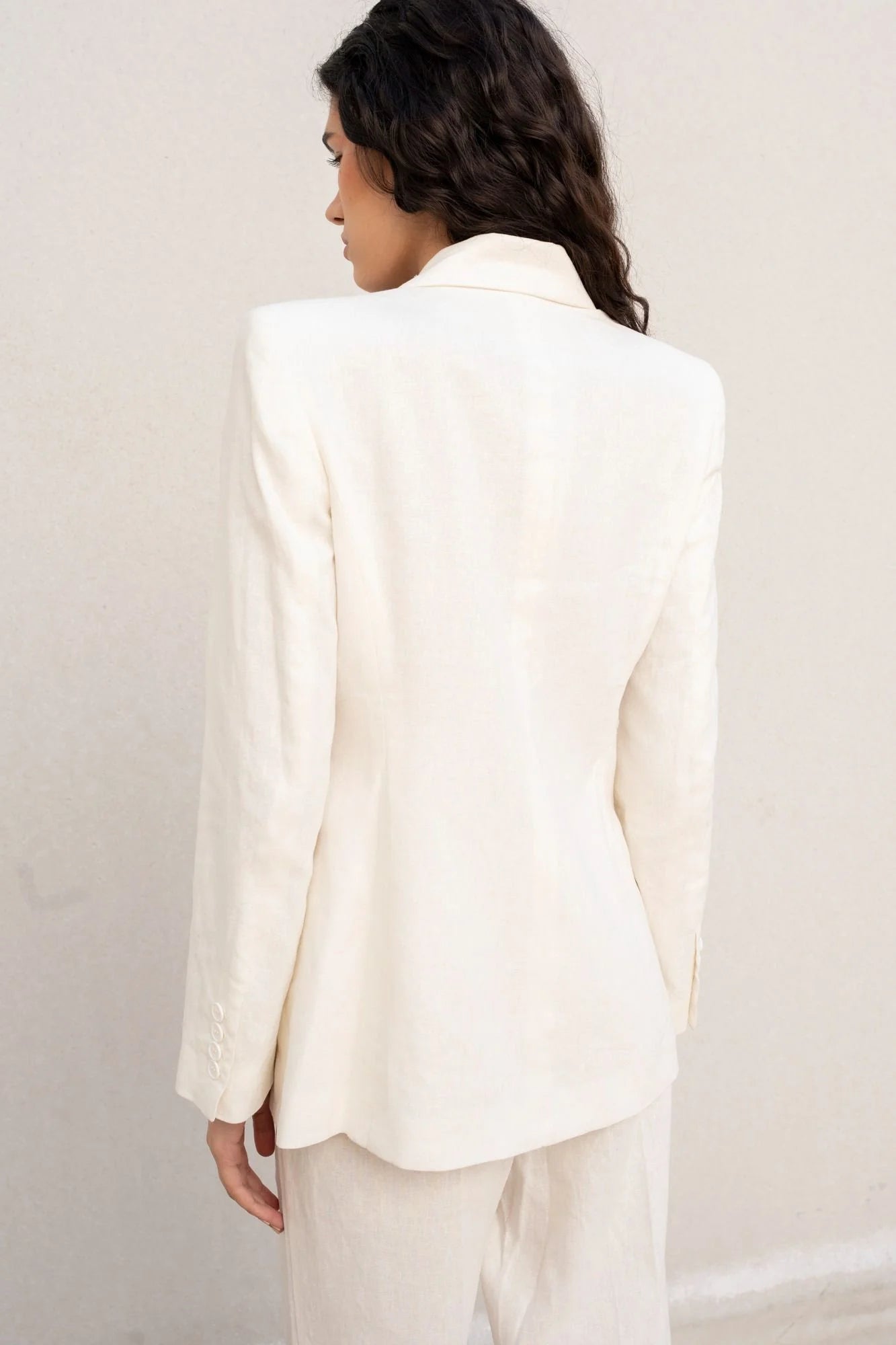 BLAZER DE LINHO CRU