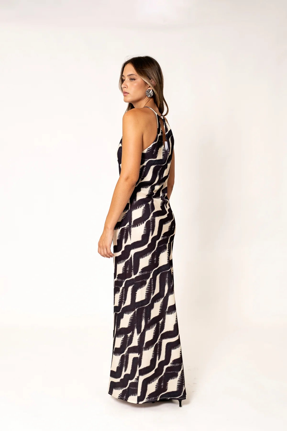 VESTIDO HALTER ESTAMPADO