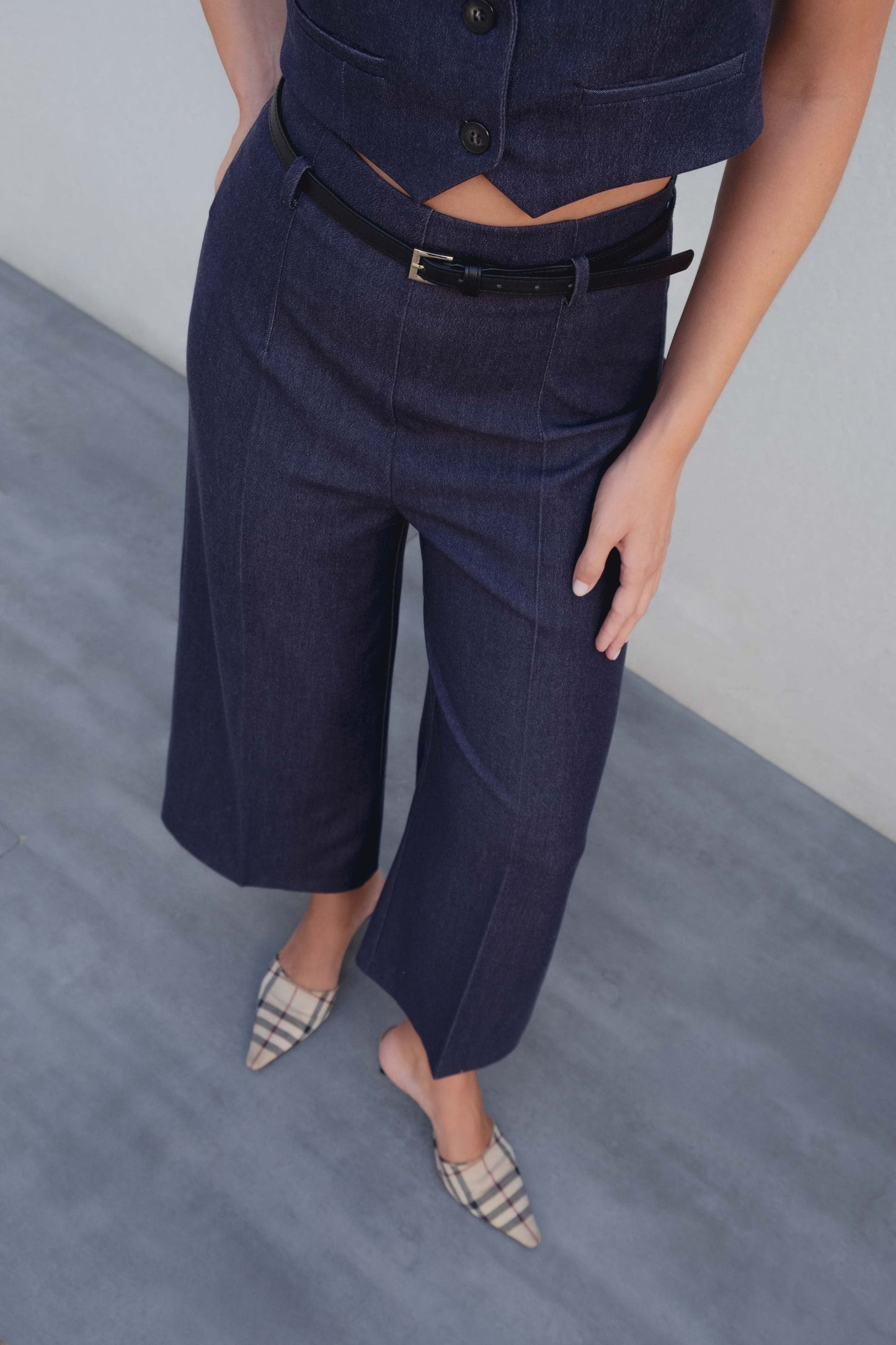 CALÇAS LARGAS DENIM
