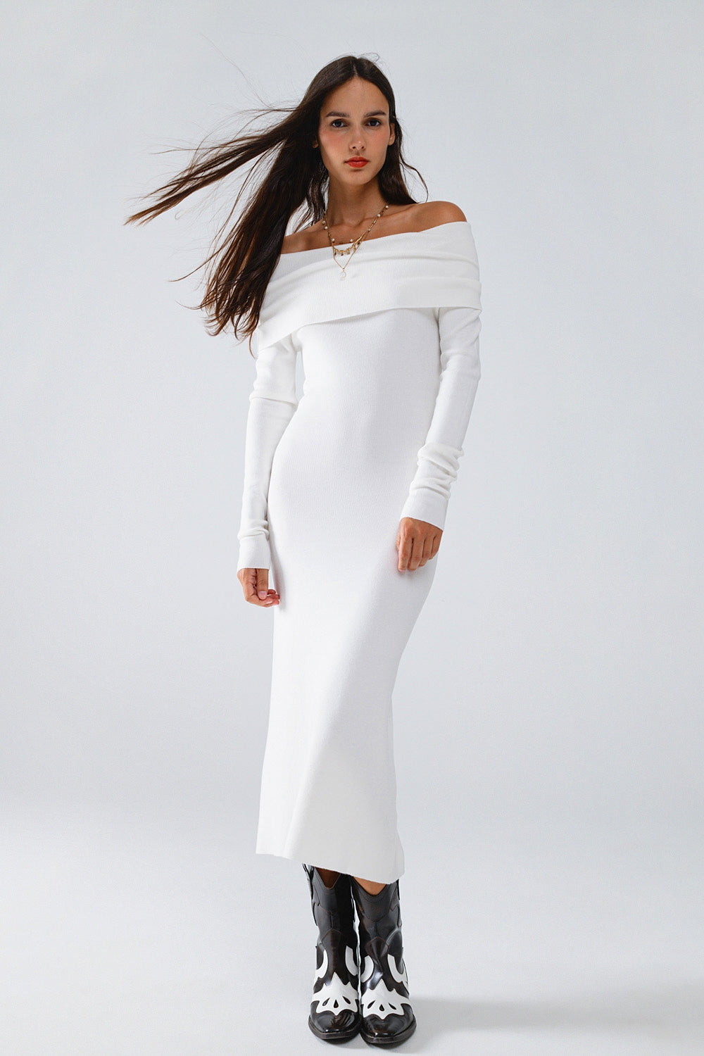 VESTIDO OMBROS DESCOBERTOS