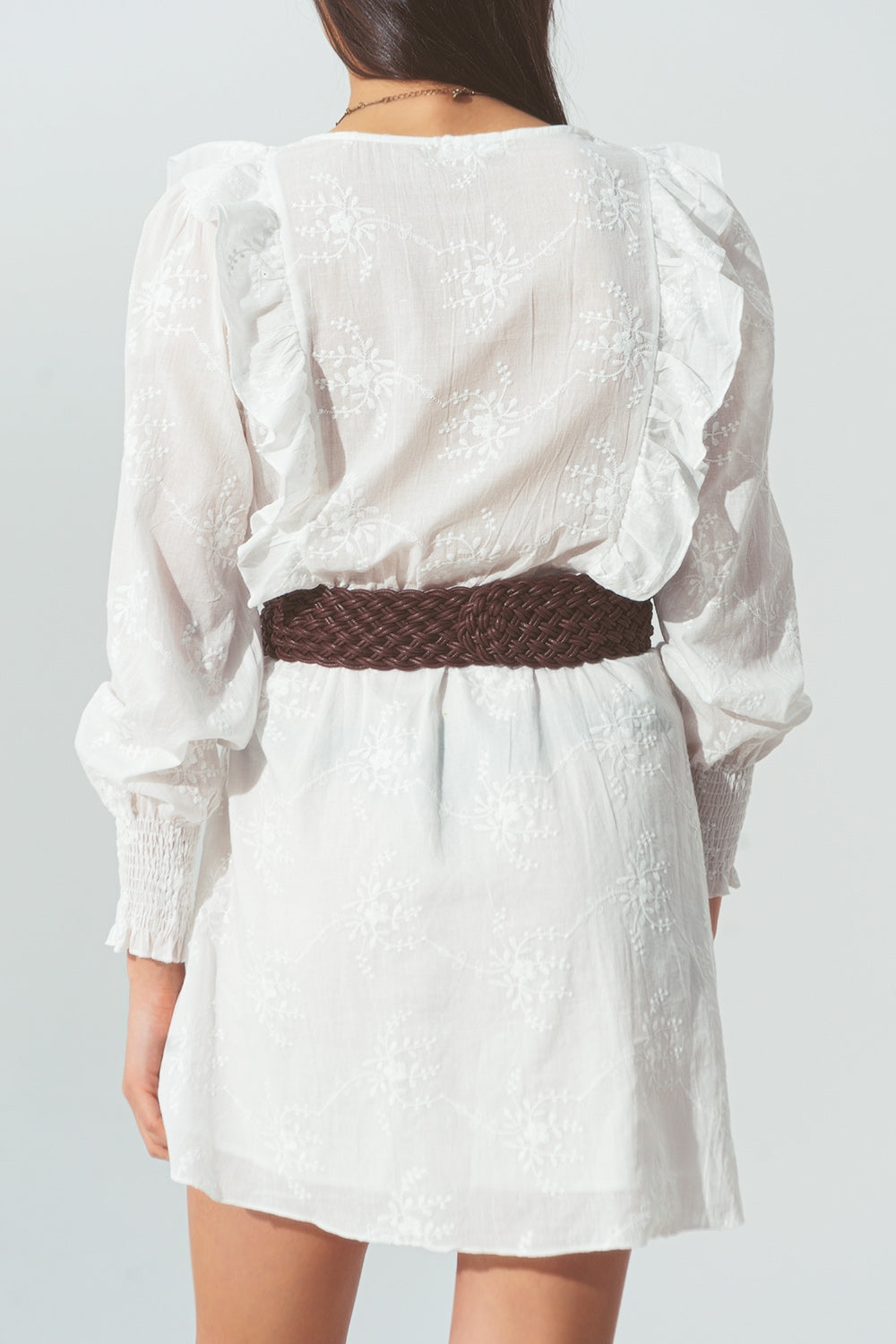 VESTIDO BRANCO FLORAL