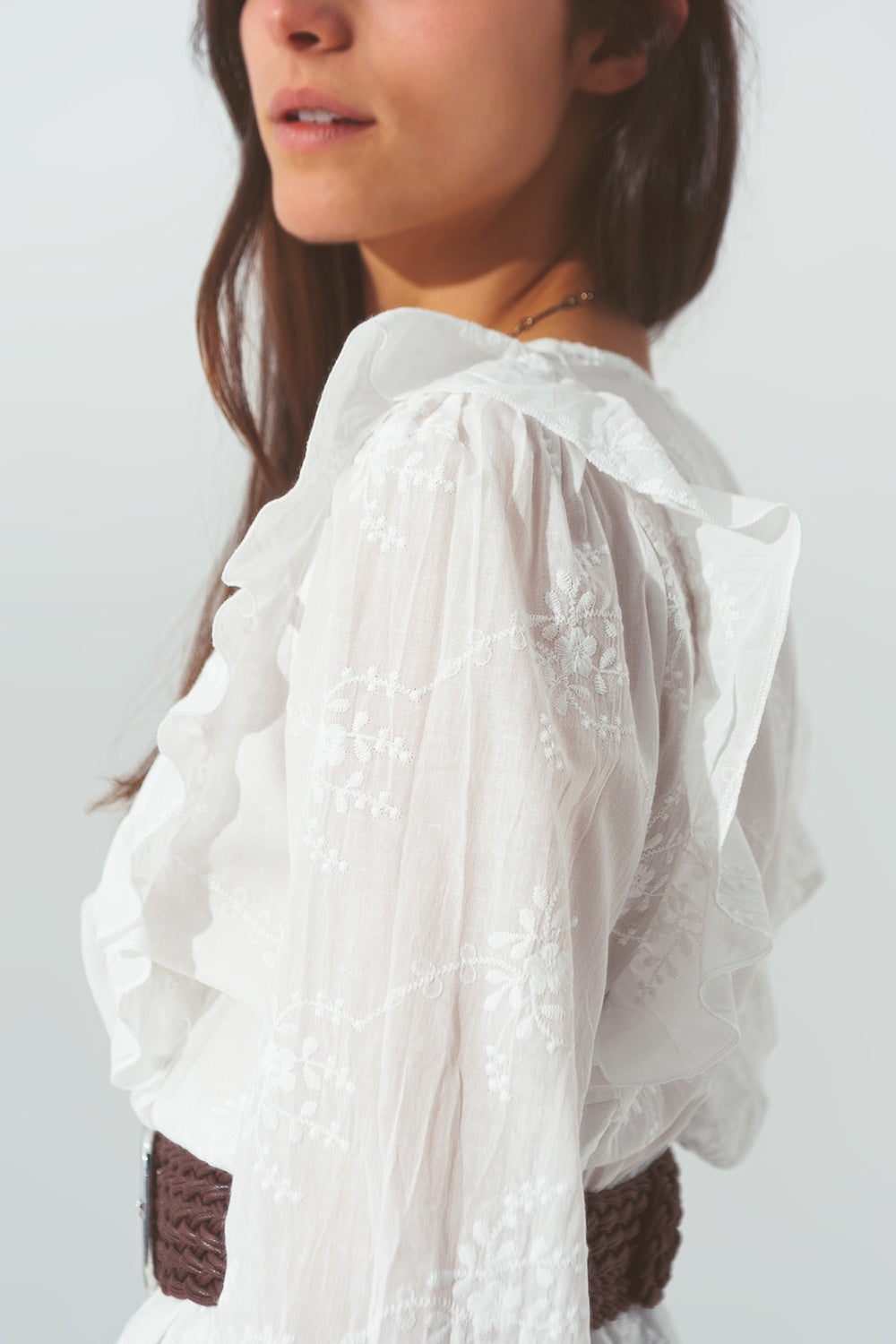 VESTIDO BRANCO FLORAL