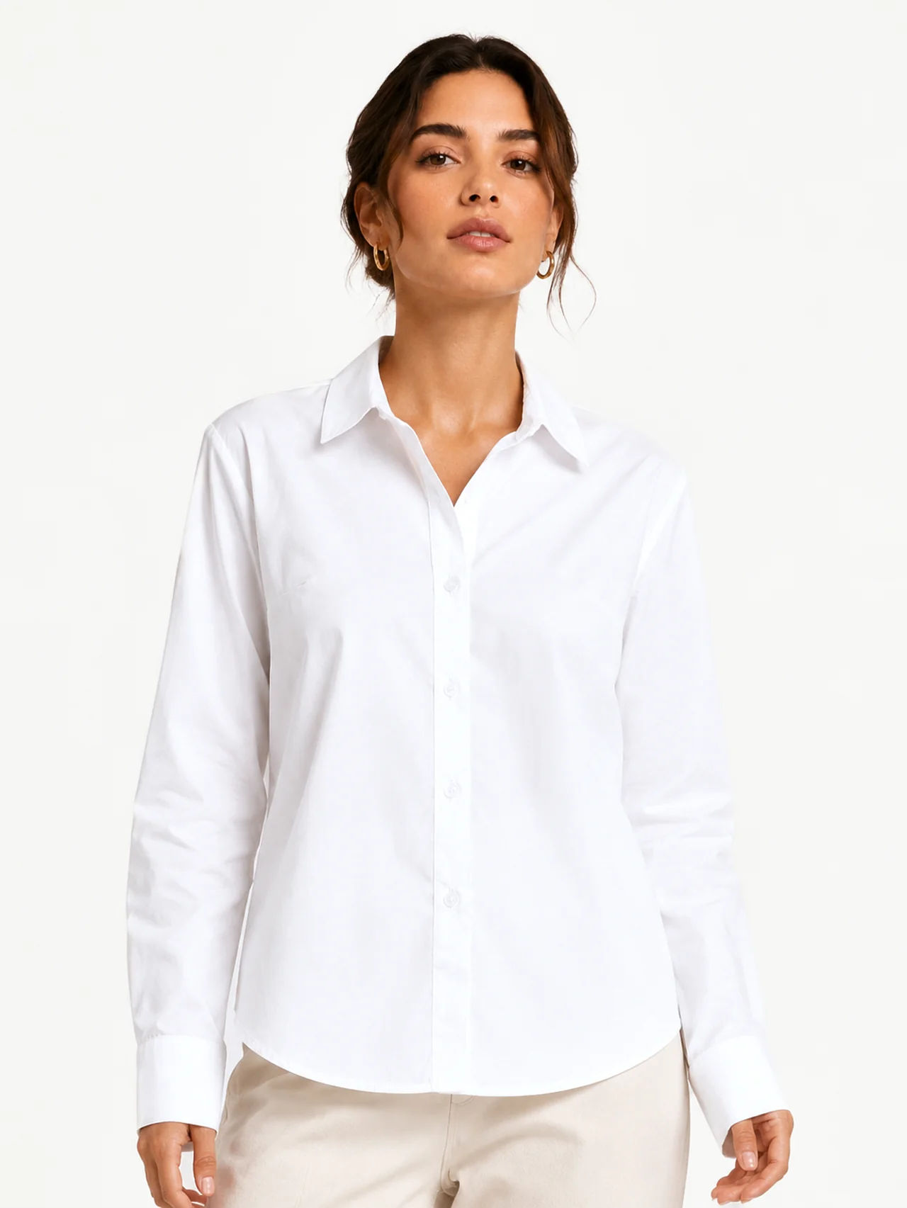 Camisa básica branca