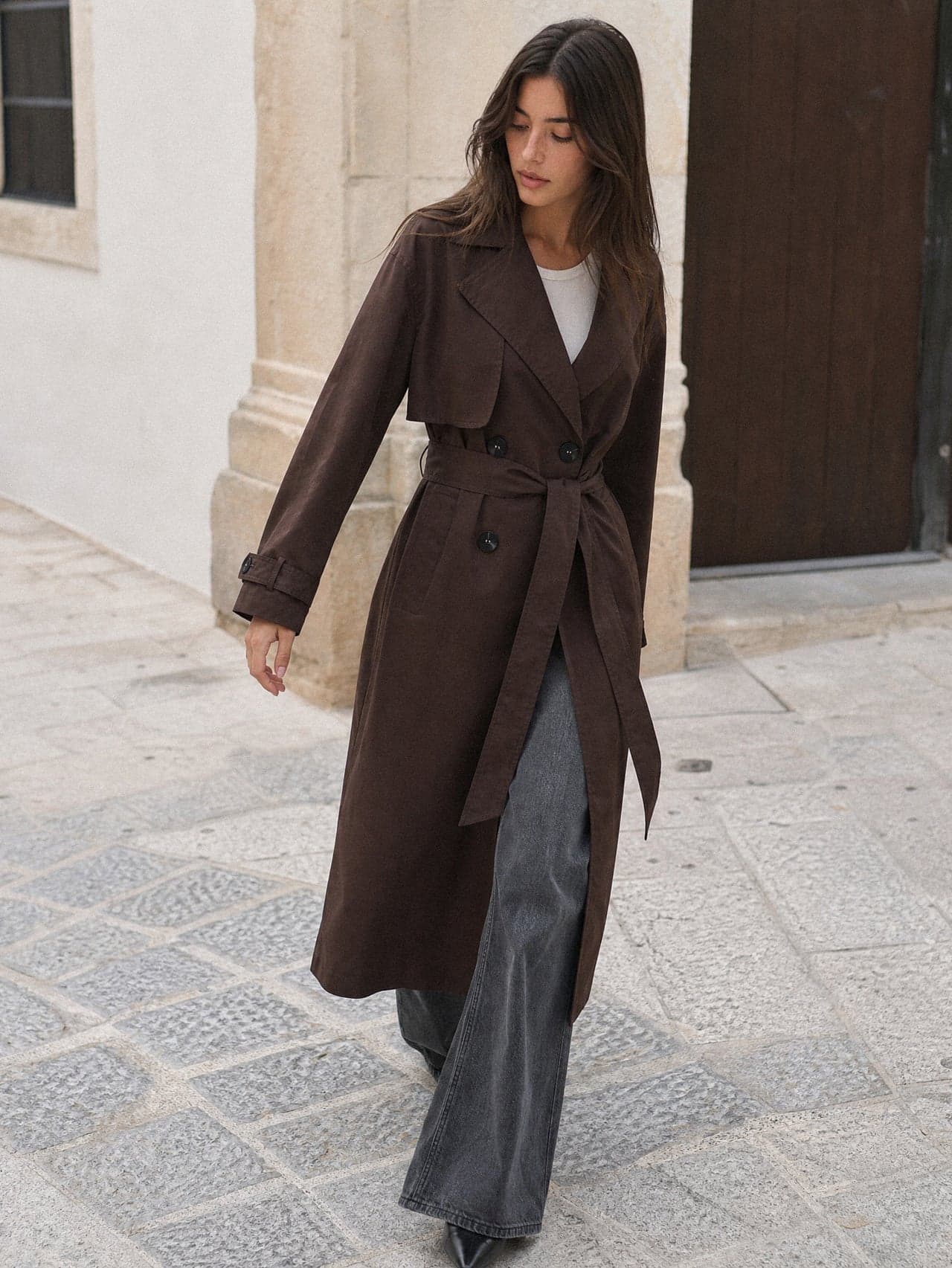 Gabardine larga