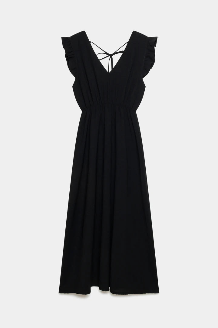 VESTIDO MIDI DETALHE