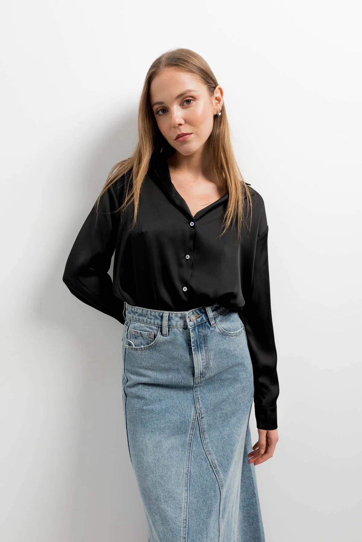 CAMISA ACETINADA