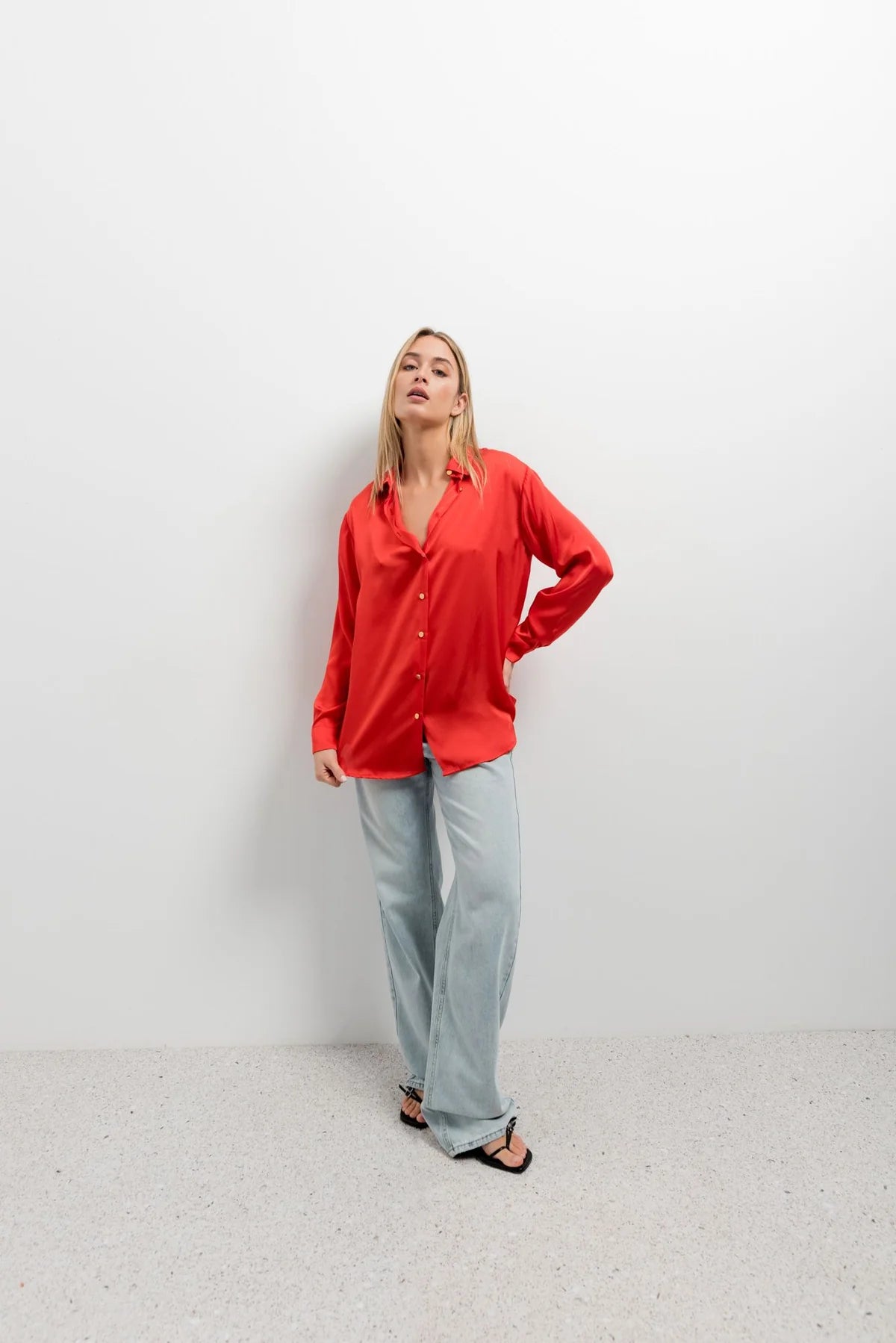 CAMISA ACETINADA
