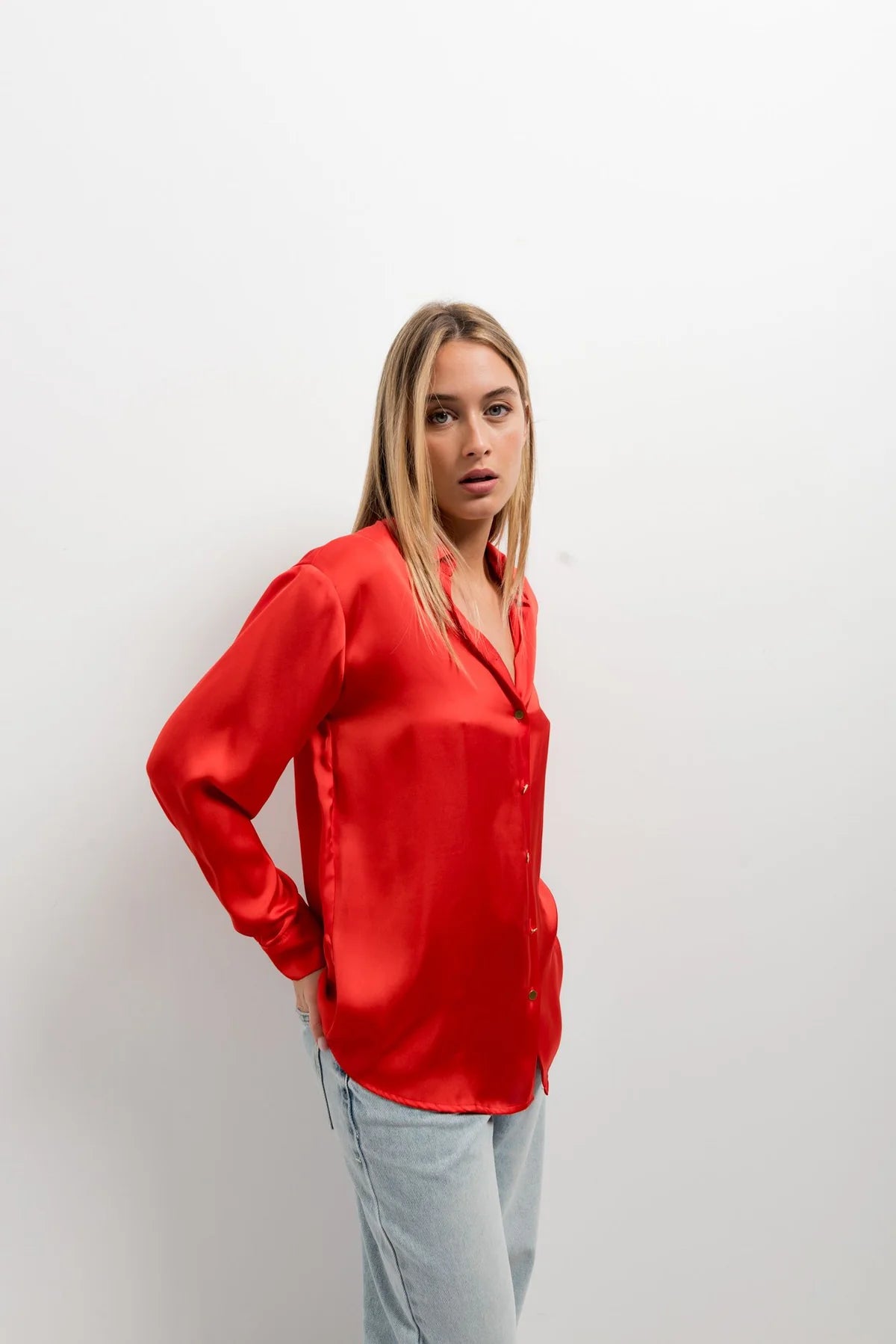 CAMISA ACETINADA