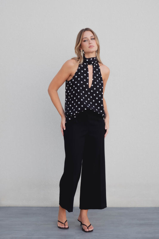 TOP HALTER ÁS BOLINHAS