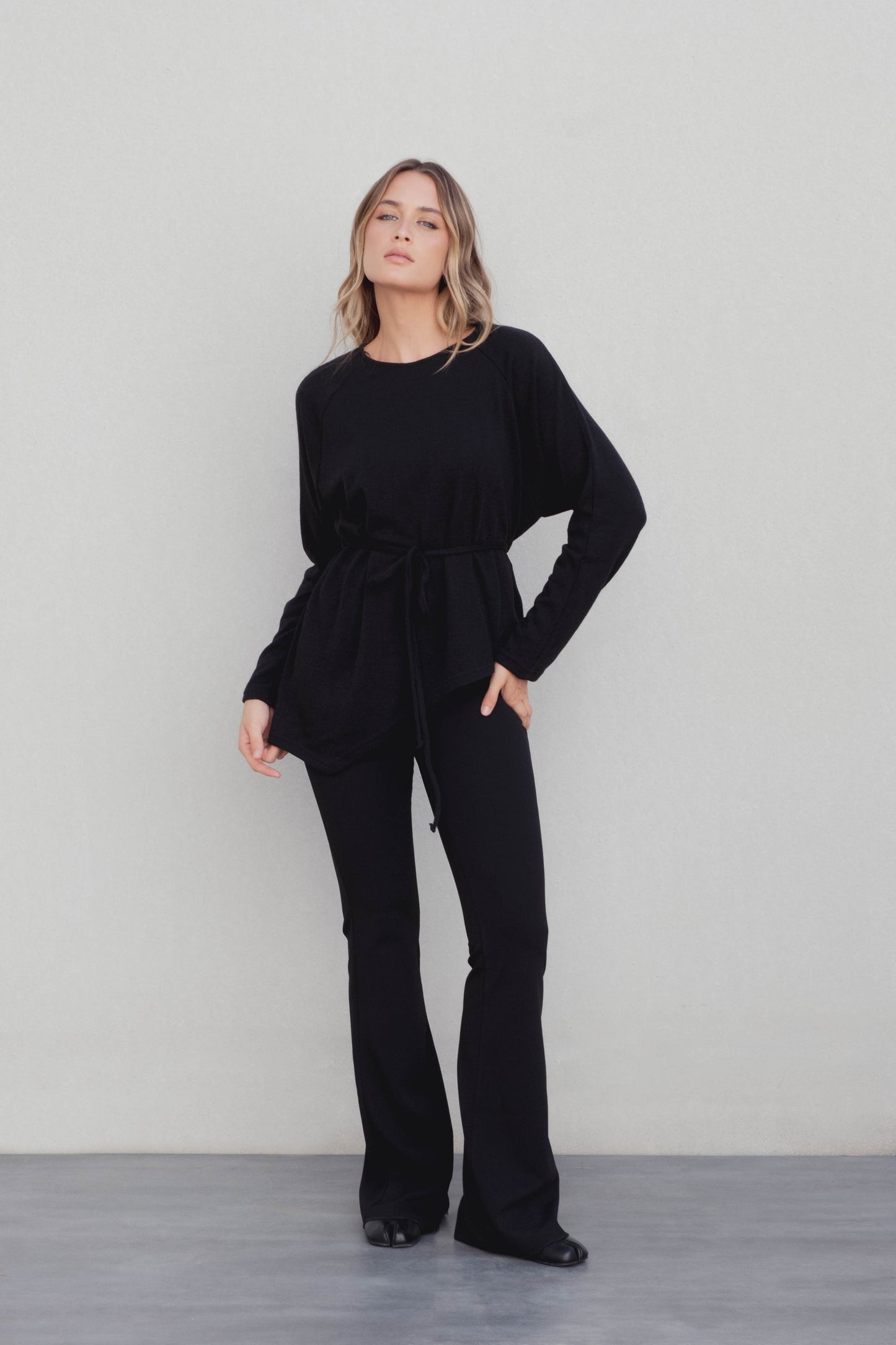 CAMISOLA MALHA COM CORDÃO