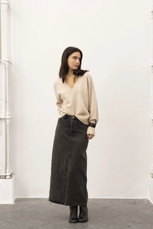 CAMISOLA DECOTE EM BICO