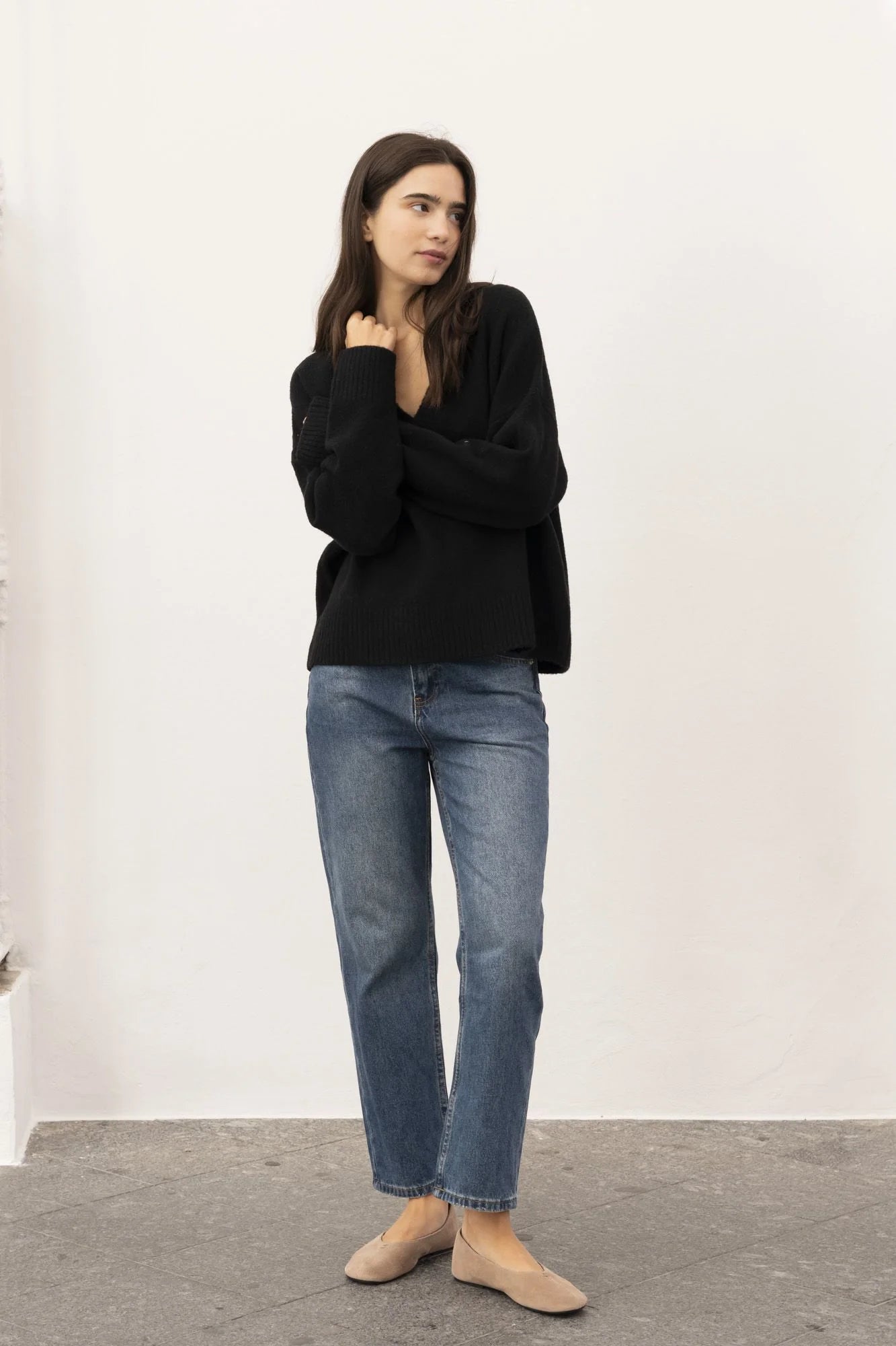 CAMISOLA DECOTE EM BICO